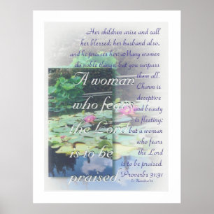 Poster da mulher dos provérbio 31