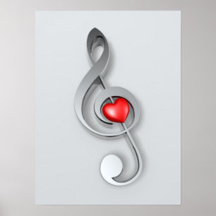 Poster da música do amor