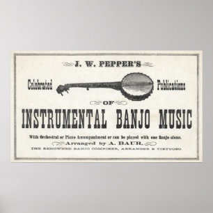 Poster da música do banjo