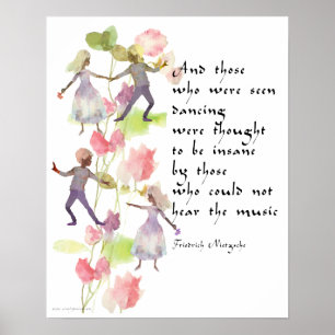 Poster da música e da dança