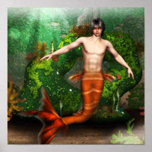 Poster da natação do Merman