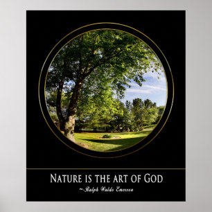Poster da natureza - arte do deus