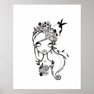poster da Natureza-ish da mãe, 16x20