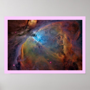Poster da nebulosa de Orion de 14,95