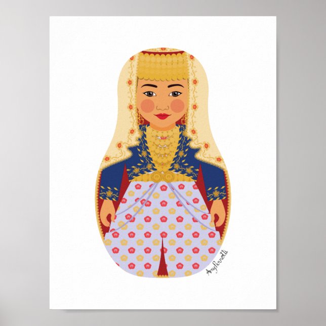 Poster da Noiva Turca Matryoshka (Frente)
