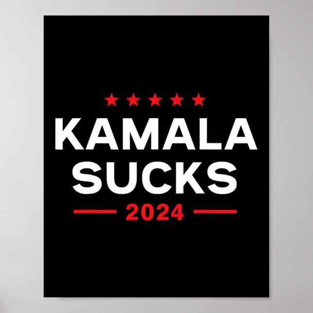 Poster Dá nojo 2024 Contra Kamala Harris  (Frente)