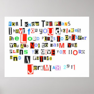 Poster da nota de resgate do 29:11 de Jeremiah