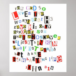 Poster da nota de resgate do 3:16 de John