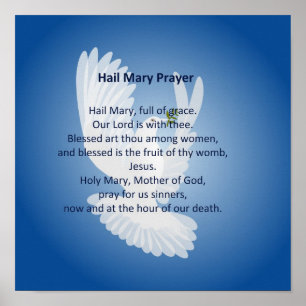 Poster da oração de Mary da saraiva