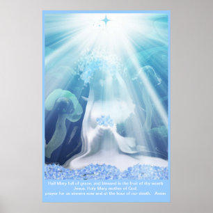 Poster da oração de Mary da saraiva