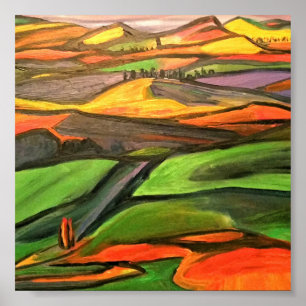 Poster da paisagem 6x6