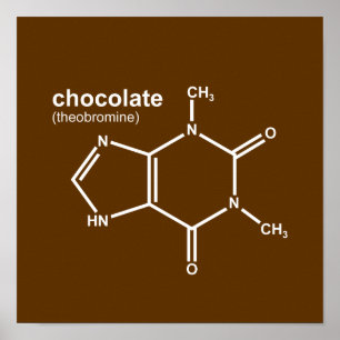 Poster da parede da arte gráfica de ChocChem