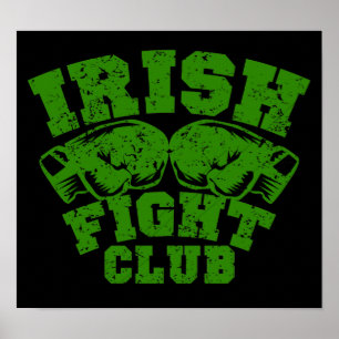 Poster da parede da arte gráfica do irlandês FC