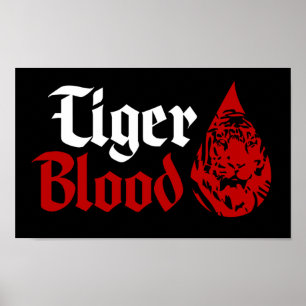 Poster da parede da arte gráfica do sangue $19,95