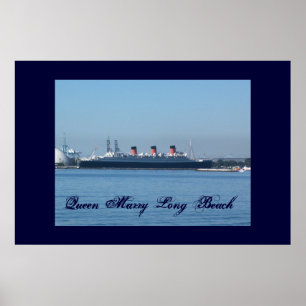 Poster da parede de Queen Mary Long Beach