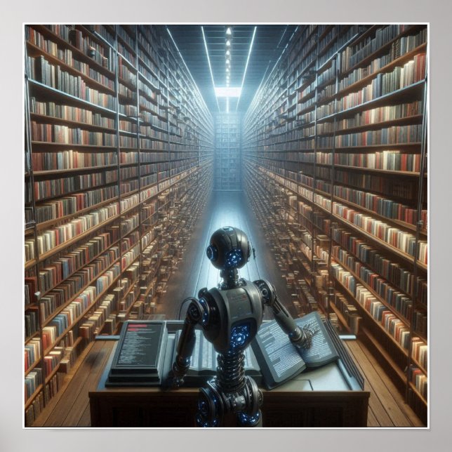 Poster da Parede Robô Personalizado (Frente)