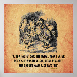 Poster da paródia da reabilitação de Alice (no
