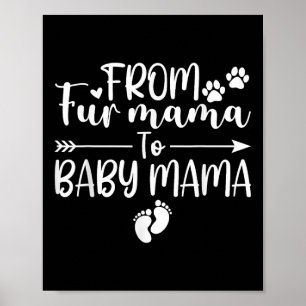 Poster Da Pele Mamãe Ao Bebê, Gato De Gato De Gravidez