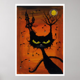 Poster da pensão do gato preto