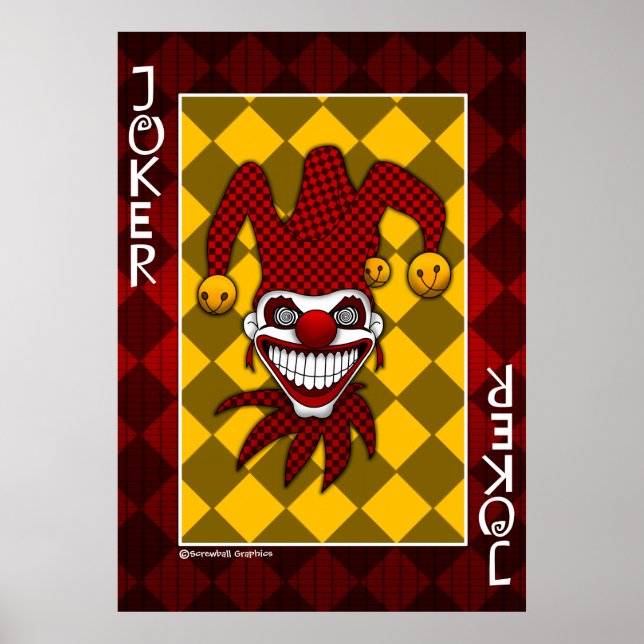 Poster da placa de joker (Frente)