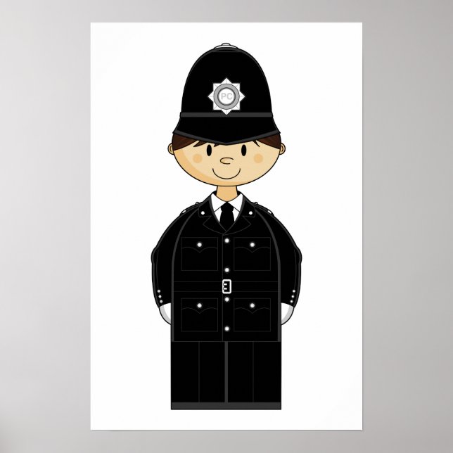 Poster da Polícia Britânica (Frente)