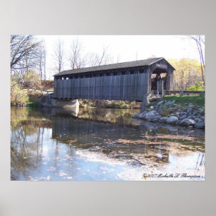 Poster da ponte coberta de Fallasburg
