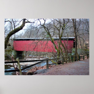 Poster da ponte coberta por Thomas Mill