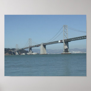 Poster da ponte da baía de SF Oakland