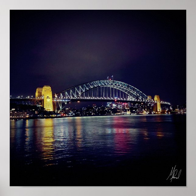Poster da ponte Sydney Harbor (Frente)