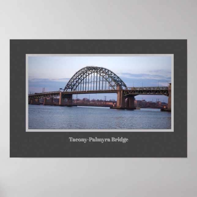 Poster da ponte Tacony-Palmyra (Frente)