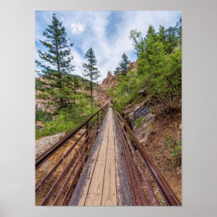 Poster da Ponte Walkway com Sete Folhas