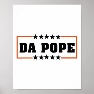 Poster Da Pope Da América O Papa Leo Xiv Do Papa De Chica