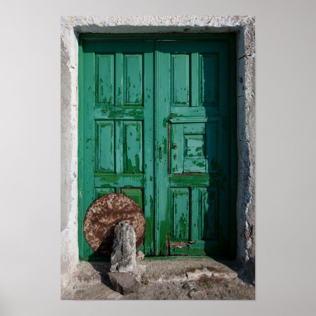 Poster da porta verde 2 (Frente)