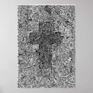 Poster Da "poster cruz e dos símbolos"