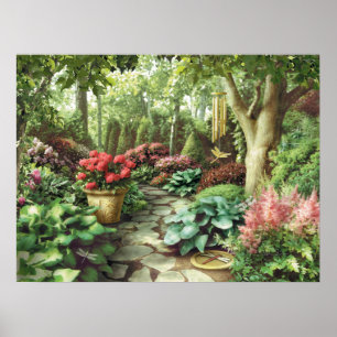 Póster Da "poster do jardim libélula" de Alan Giana
