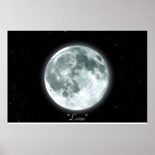 Póster Da "poster LUA CHEIA ("Luna")"