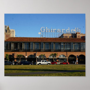 Poster da Praça de São Francisco Ghirardelli