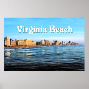 Poster da praia da Virgínia