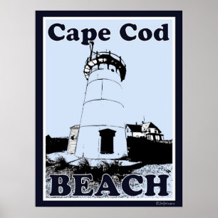 Poster da praia de Cape Cod