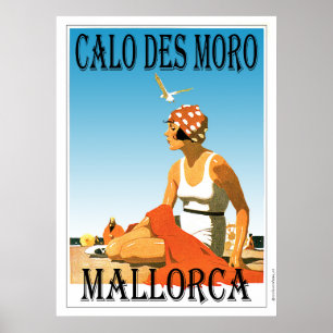 Poster da praia do DES Moro Mallorca de Calo