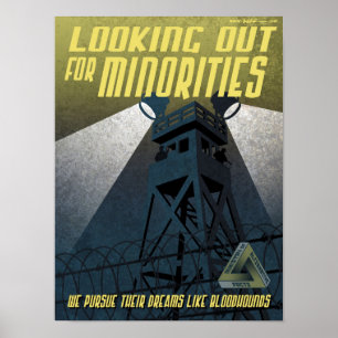 Poster da propaganda da imigração