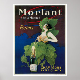 Poster da propaganda de Morlant Champagne