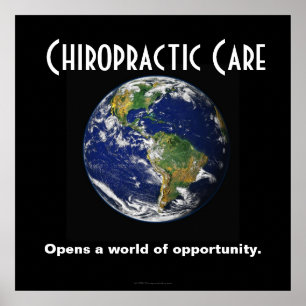 Poster da quiroterapia: Abre um mundo da
