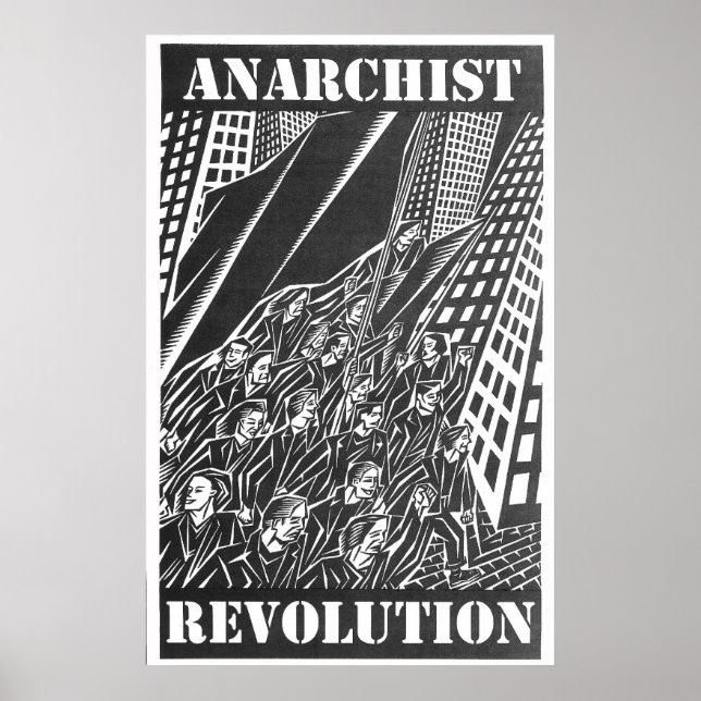 Poster da Revolução Anarquista (Frente)