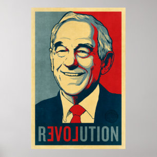 Poster da revolução de Ron Paul