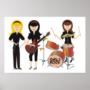 Poster da rocha das meninas