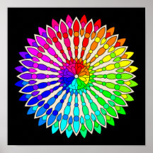 Poster da roda colorida™