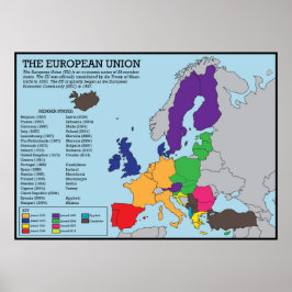 Poster da Sala de Aula da União Europeia