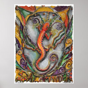 Poster da salamandra de fogo de PMACarlson