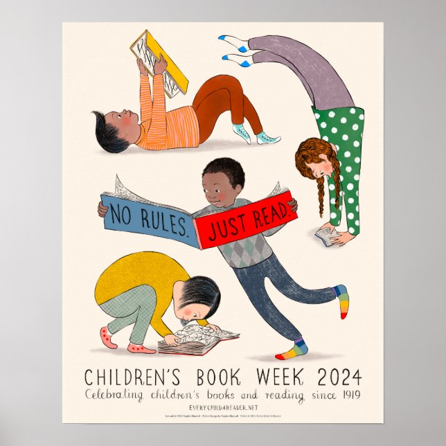 poster da Semana do Livro Infantil ​ 2024 (Frente)
